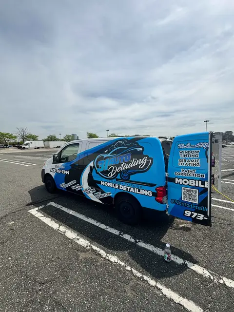 The wrapped 31 Auto Detailing mobile detailing van